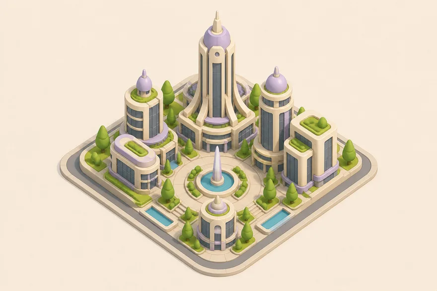 Concept render of the City Center neighborhood